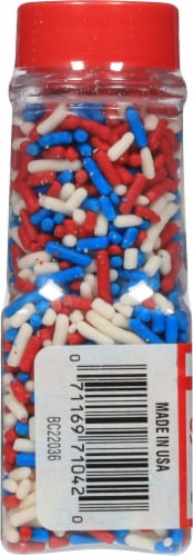 Betty Crocker™ Red White & Blue Sprinkles Perspective: left