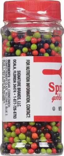 Betty Crocker™ Goblin Pearls Cupcake Gems Sprinkles Perspective: left