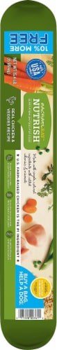 Rachael Ray Nutrish Real Chicken & Veggies Recipe Dry Dog Food Perspective: left
