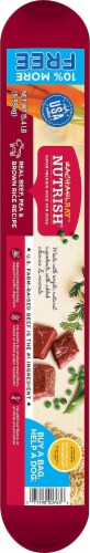 Rachael Ray Nutrish Real Beef Pea & Brown Rice Recipe Dry Dog Food Perspective: left