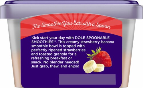 Dole® Strawberry Banana Spoonable Smoothie Perspective: left