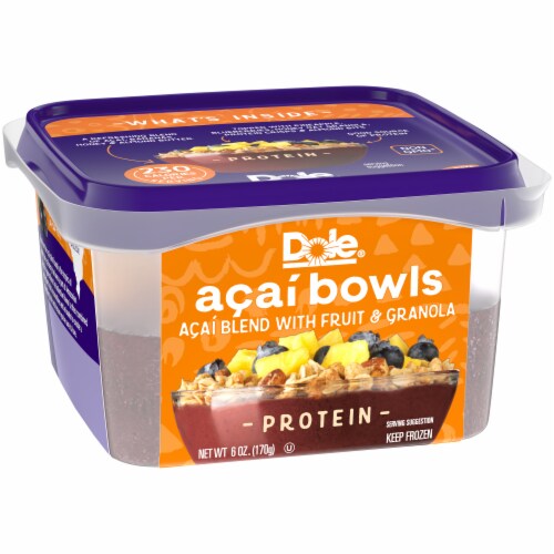 Dole® Acai Bowls Protein Blend Flavor Smoothie Perspective: left