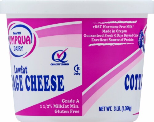 Umpqua Dairy Low Fat Cottage Cheese Perspective: left