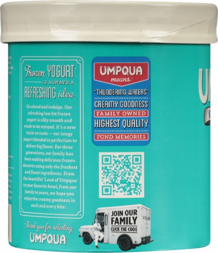 Umpqua Vanilla Nonfat Frozen Yogurt Perspective: left