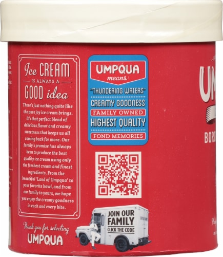 Umpqua Bordeaux Cherry Ice Cream Tub Perspective: left