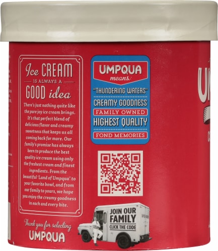Umpqua Cookie Dough Ice Cream Tub Perspective: left