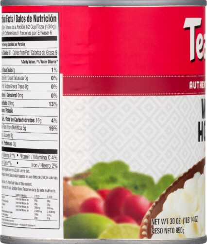 Teasdale® White Hominy Perspective: left