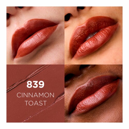 L'Oreal Paris Colour Riche Original Satin 839 Cinnamon Toast Lipstick Perspective: left