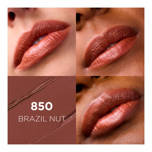 L'Oreal Paris Colour Riche Original Satin 850 Brazil Nut Lipstick Perspective: left