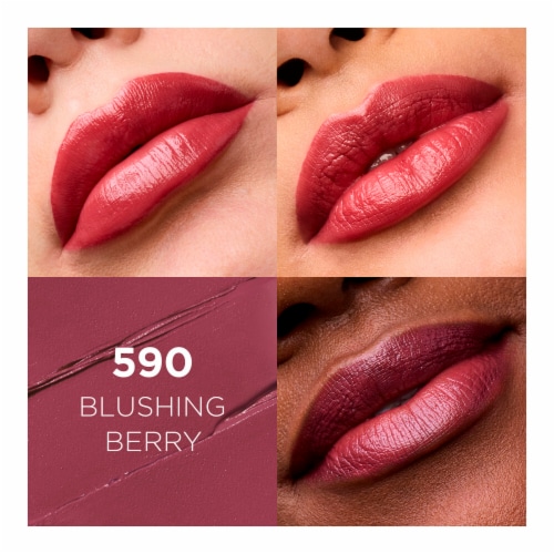 L'Oreal Paris Colour Riche 590 Blushing Berry Lipstick Perspective: left