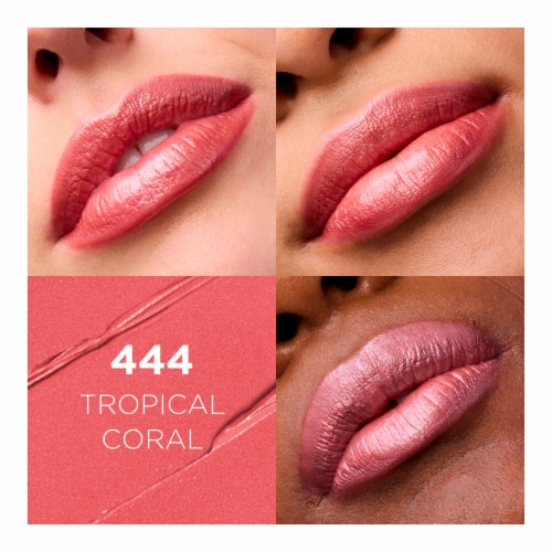 L Oreal Paris Colour Riche Original Satin Lipstick 444 Tropical Coral 0.13 oz King Soopers