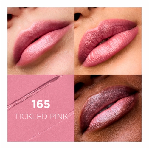 L'Oreal Paris Colour Riche 165 Tickled Pink Lipstick Perspective: left