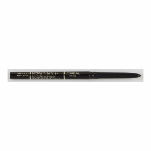 L'Oreal Paris Pencil Perfect Eyeliner Self Advancing 190 Carbon Black Perspective: left