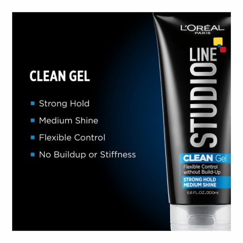 L'Oreal Paris Studio Line Strong Hold Clear Minded Clean Gel Perspective: left