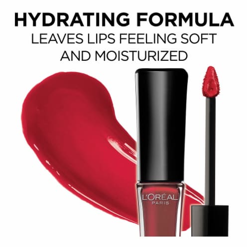 L'Oreal Paris Infallible 305 Fiery 8 HR Pro Lip Gloss Perspective: left