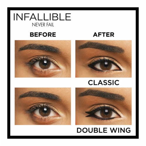 L'Oreal Paris Infallible Never Fail Pencil Eyeliner 511 Black Perspective: left