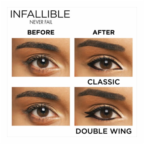 L'Oreal Paris Infallible Never Fail Pencil Eyeliner 591 Carbon Black Perspective: left