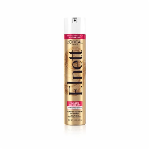 Loreal Elnett Satin Hairspray, Extra Strong Hold, Unscented - 11.0 oz