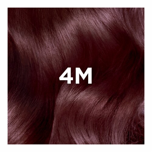 L'Oreal Paris Superior Preference Permanent Hair Color 4M Dark Mahogany Brown Perspective: left