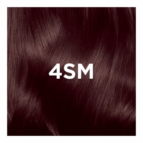 L'Oreal Paris Superior Preference Permanent Hair Color 4SM Dark Soft Mahogany Brown Perspective: left
