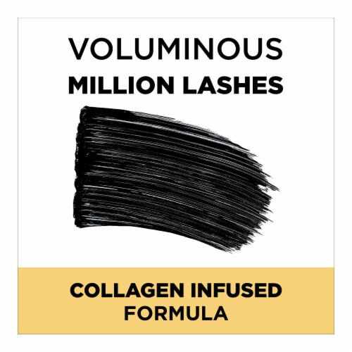 L'Oreal Paris Voluminous Million Lashes Black 645 Mascara Perspective: left