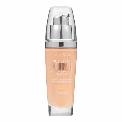 L'Oreal Paris True Match Lumi Foundation W3 Nude Beige Perspective: left
