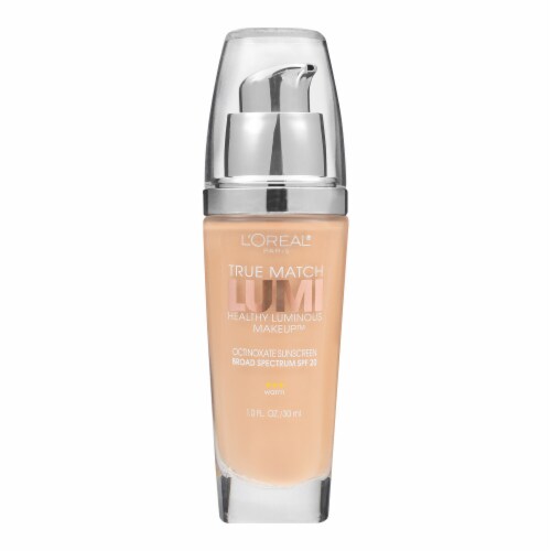 L'Oreal Paris True Match Lumi Foundation W4 Natural Beige Perspective: left