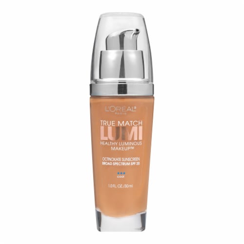 L'Oreal Paris True Match Lumi Foundation C6 Soft Sable Perspective: left