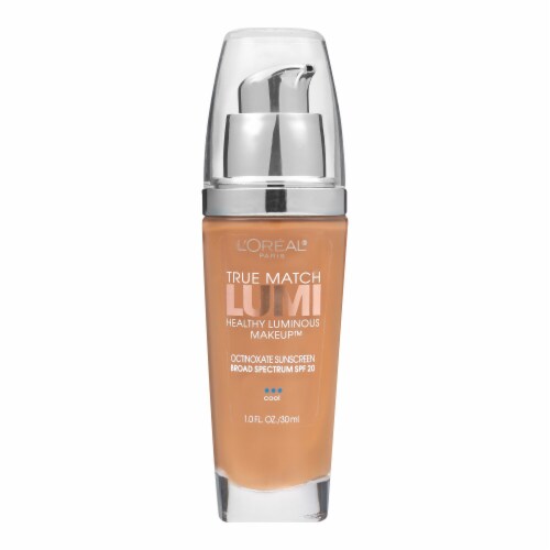 L'Oreal Paris True Match Lumi Foundation C6 Soft Sable Perspective: left