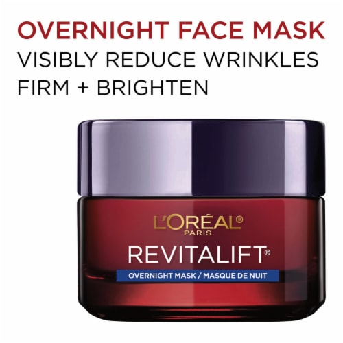L'Oreal Paris Revitalift Anti-Aging Face Mask Perspective: left