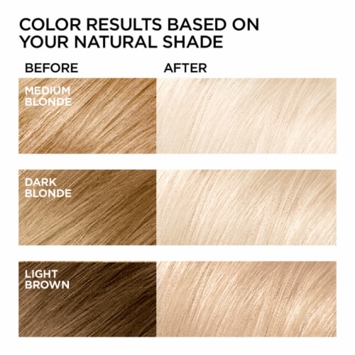 L'Oreal Paris Feria Very Platinum Permanent Hair Color Perspective: left