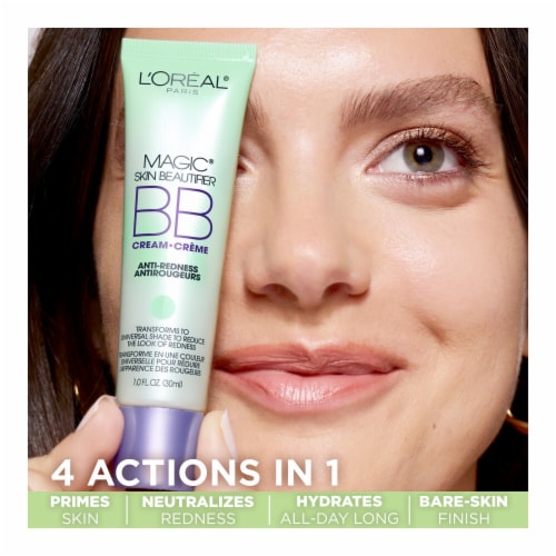 L'Oreal Paris Magic Skin Beautifier BB Cream 820 Anti-Redness Perspective: left