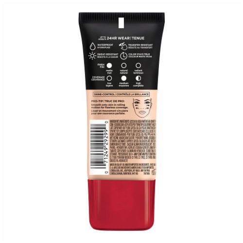 L'Oreal Paris Infallible Pro-Matte Foundation 101 Classic Ivory Perspective: left