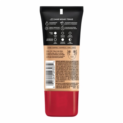 L'Oreal Paris Infallible Pro-Matte Foundation 104 Golden Beige Perspective: left