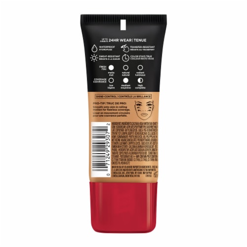 L'Oreal Paris Infallible Pro-Matte Foundation 108 Caramel Beige Perspective: left