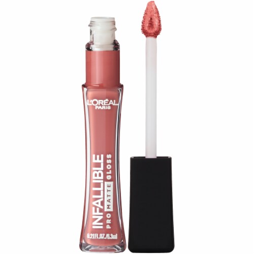L'Oreal Paris Infallible Pro Matte 318 Bare Attraction Lip Gloss Perspective: left