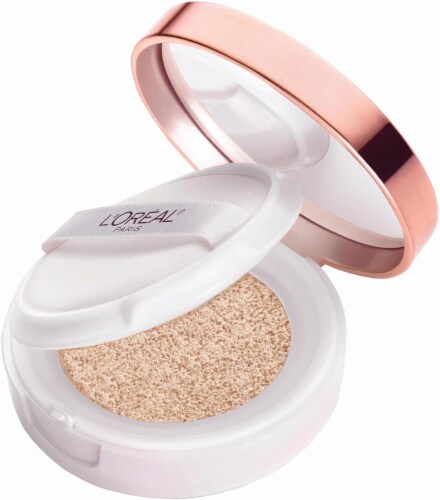 L'Oreal Paris True Match Lumi Cushion N2 Classic Ivory Liquid Foundation Perspective: left