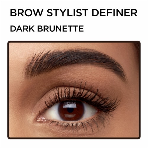 L'Oreal Paris Brow Stylist Definer Waterproof Dark Brunette Eyebrow Mechanical Pencil Perspective: left