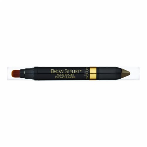L'Oreal Paris Brow Stylist Kabuki Blender Brow Crayon 312 Blonde Perspective: left