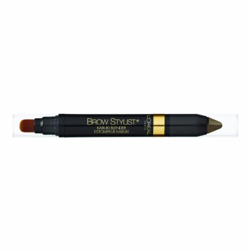 L'Oreal Paris Brow Stylist Kabuki Blender Brow Crayon 312 Blonde Perspective: left