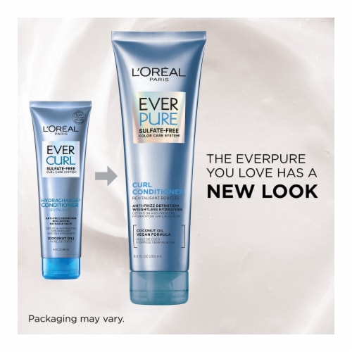 L'Oreal Paris EverCurl Hydracharge Conditioner Perspective: left