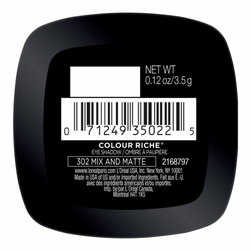 L'Oreal Paris Colour Riche Monos Eye Shadow 302 Mix And Matte Perspective: left