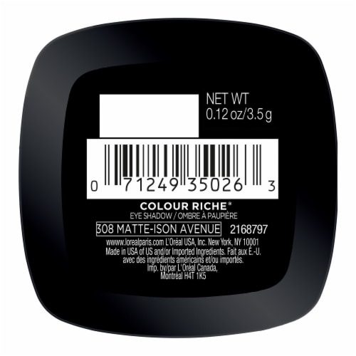 L'Oreal Paris Colour Riche Monos Eye Shadow 308 Matte-Ison Avenue Perspective: left