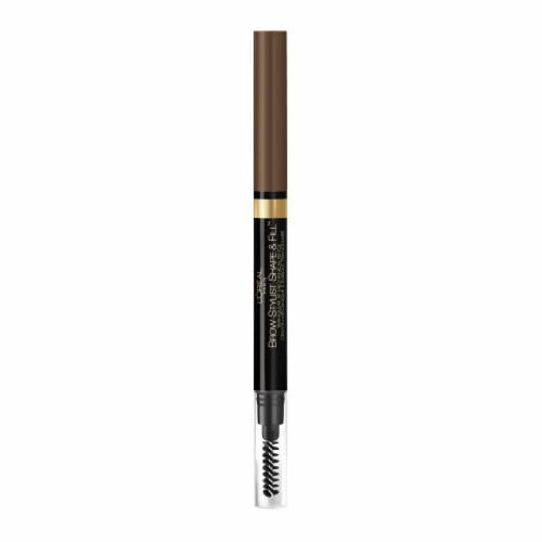 L'Oreal Paris Brow Stylist Shape And Fill Mechanical Eyebrow Pencil 415 Brunette Perspective: left