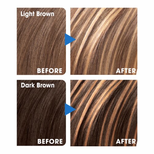 L'Oreal Paris Le Petite Frost Pull Through Cap Highlights H75 Chardonnay Perspective: left