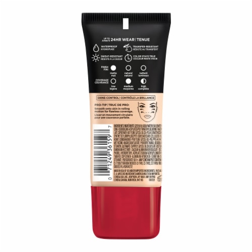 L'Oreal Paris Infallible Pro-Matte Foundation 101.5 Ivory Buff Perspective: left