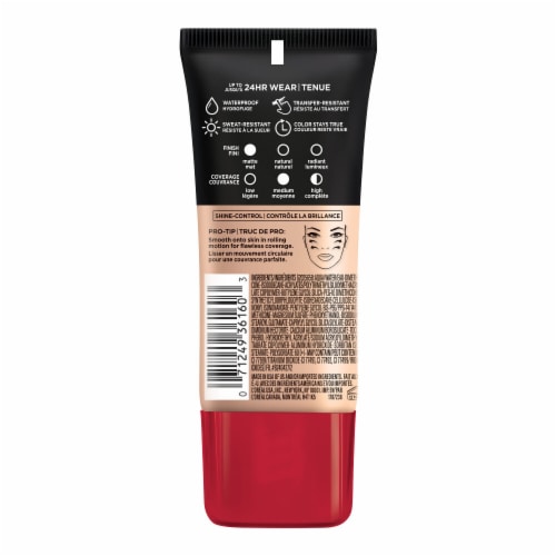 L'Oreal Paris Infallible Pro-Matte Foundation 104.5 Nude Buff Perspective: left