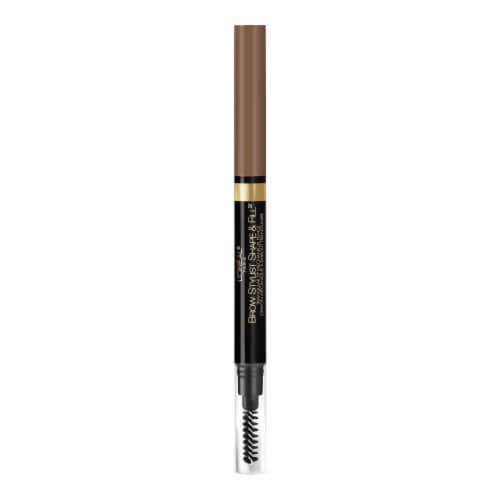 L'Oreal Paris Brow Stylist Shape And Fill Mechanical Eyebrow Pencil 405 Dark Blonde Perspective: left