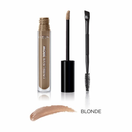 L'Oreal Paris Unbelieva Brow Tinted Brow Gel Longwear Waterproof 560 Blonde Perspective: left