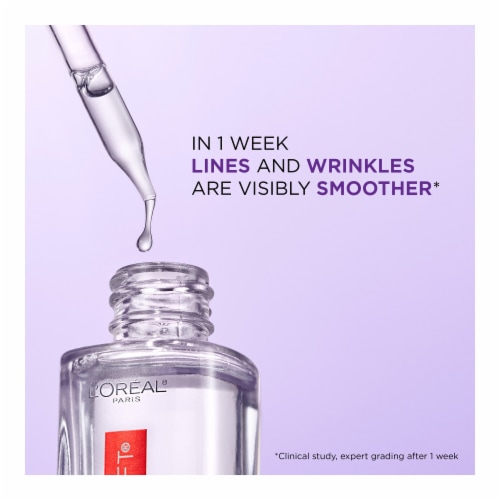 L'Oreal Paris Revitalift Derm Intensives Hyaluronic Acid Face Serum Perspective: left